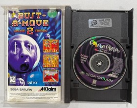 Sega Saturn - Arcade Games Lot - CIB - Bubble Bobble, Bust A Move 2, Midway