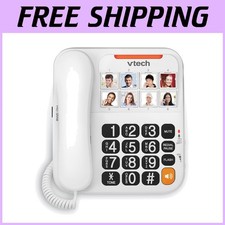 Senior Phone for Elderly, Full-Duplex Speaker, Visual Ringer