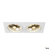 Weiß Moderne Einbauleuchte Downlight Lampe 2X75W/Gu10/Es111 IP20