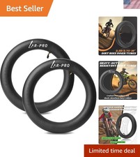 2-Pack 2.50/2.75-10 Dirt Bike Replacement Inner Tube Heavy Duty with TR-87 Be...