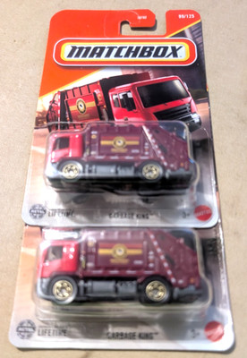 matchbox 2025 garbage king #99/125 red