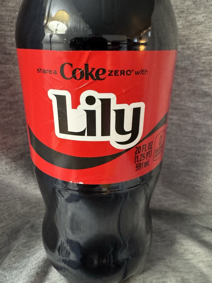 Share a Coke with Lily 2025 Personalized Gift Coca~Cola Bottle