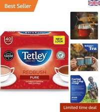 Redbush Tea Bags - Naturally Caffeine-Free Rooibos with Vanilla - 40 Count 0.10 per strip