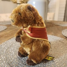 Vintage Plush Eager Beaver 7" Brown Beaver Plush Stuffed Animal Toy