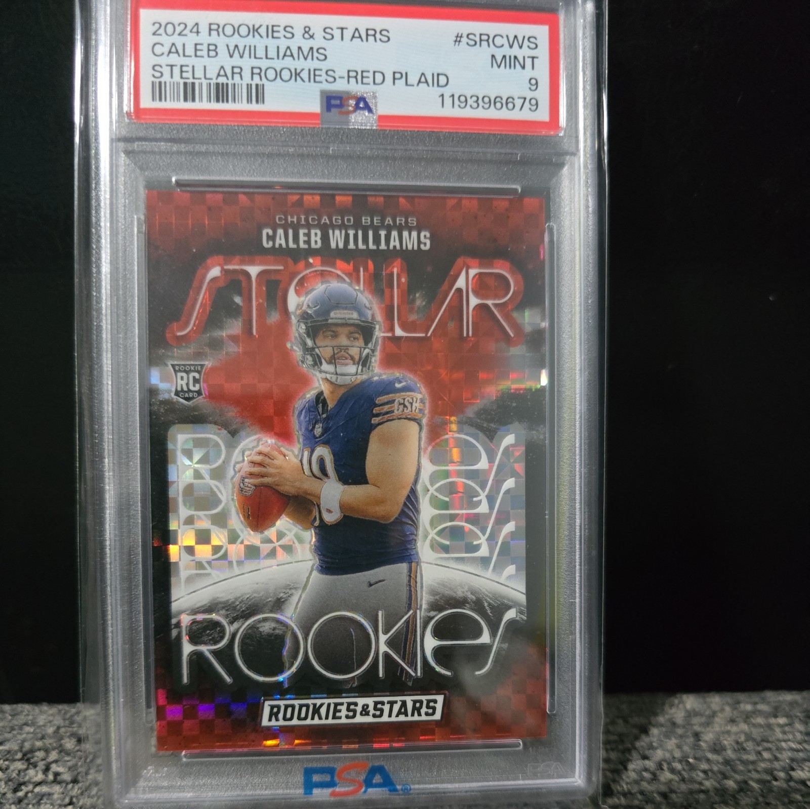 2024 Panini Rookies & Stars - Stellar Rookies Caleb Williams #SR-CWS Red...