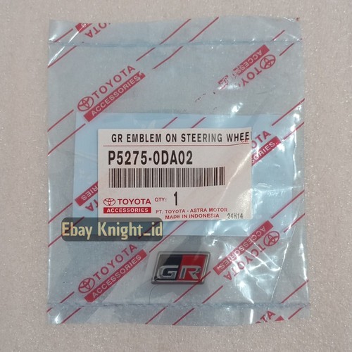 Fits For Toyota Gazoo Racing GR Steering Emblem SUV Coupe Hatch P5275-0DA02 1PCS - Picture 6 of 8