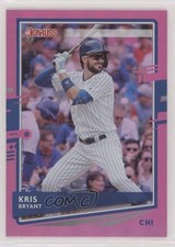 2020 Panini Donruss Holo Pink Kris Bryant (Base) #180 h3a