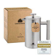 Groenenberg French Press Edelstahl 0,6 Liter ...