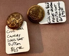 2 Civil War tunic buttons - Maine Volunteer Militia & US Cavalry Shell Coat