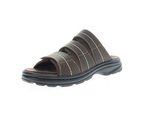 Propet Casual Shoes Mens Hatcher Sandal Leather 13 XXW Brown MSO031LBR CLEARANCE