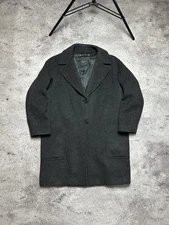 Weekend Max Mara Coat Lana Wool Gray Size US 12