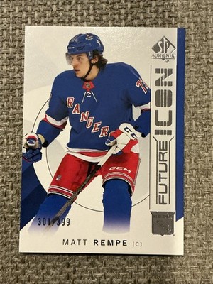 2024-25 SP Authentic #FI-24 Matt Rempe Future Icons #/399 Rangers   