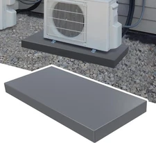 Mini Split Pad for Air Conditioner Heat Pump Systems, Equipment Ground... 