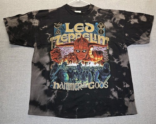 VTG 1999 Led Zeppelin Hammer Of The Gods Tshirt Mens XL NWOT Deadstock READ DESC