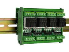 DIN Rail Mount ACDC 5V 12V 24V 16 SPST-NO 5Amp Power Relay Module