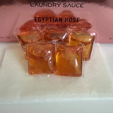 Laundry Sauce Detergent Dryer Sheets Egyptian Rose Fragrance 10pc Bundle