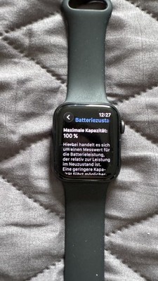 Apple Watch Series 6   GPS, 44mm   Space Grau Aluminiumgehäuse  neu&inkl. Kabel