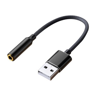 USB auf 3,5 mm Klinke Audio-Adapter USB auf Audio-Klinke Adapter Headset US3316