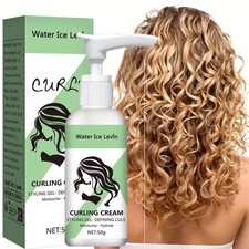 Curly hair Styling cream, moisturizing and smoothing formula, enhances the elast