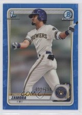 2020 Bowman Draft Chrome Blue Refractor 52/150 Freddy Zamora #BD-46 n1u