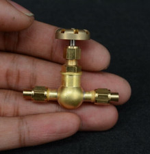 3.5mm pipe 1/4 x 40 inline Globe Valve for live steam GV-A2