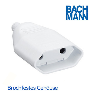 BACHMANN Eurokupplung Euroflachkupplung weiß 900.005 (Robust und Bruchfest)
