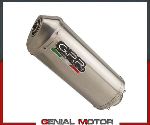 GPR Exhaust Muffler Satinox Racing for Benelli Trk 502 2021 > 2023