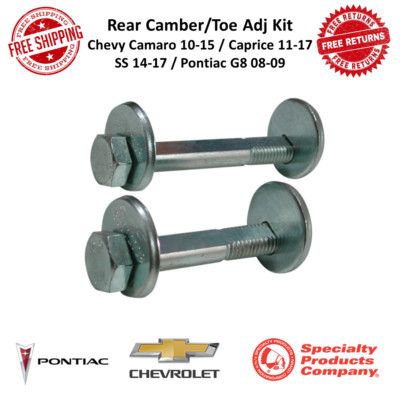 SPC Performance Rear Camber & Toe Adjustment Bolt Kit For Camaro, Caprice, G8,SS
