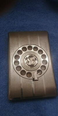 Vintage Rotary Telephone List Finder Flip Up Phone Number Address Book Index