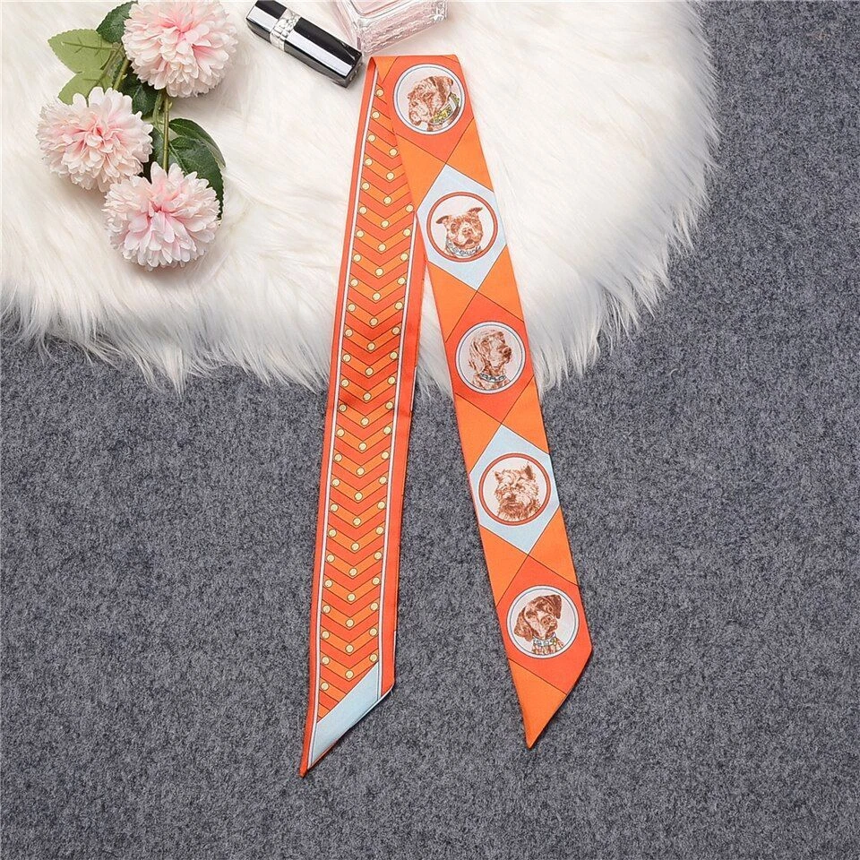 Juego de 1 pieza de bufandas de seda morera pañuelo bufanda mujer accesorios Foto 3 de 4