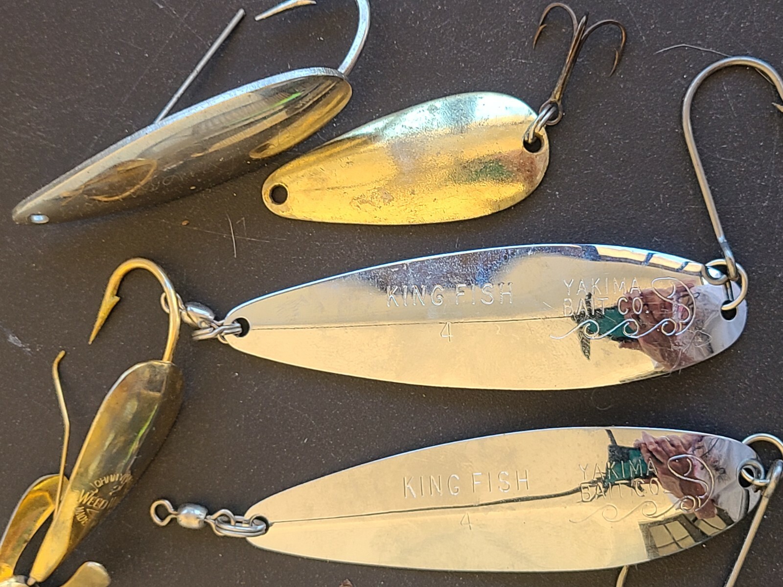 Yakima Bait  Co  KINGFISH SPINNER ONEAL Weedless Mouse, Red Eye,Sidewinder Tobis