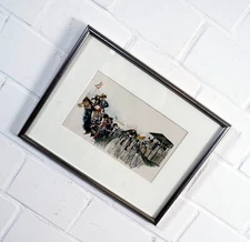 Paul Dobert The Cycling Picture Lithograph Collectible Art Deco 1940s