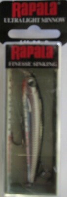 RAPALA  Ultralight Minnow - 1/8 oz. - 2-1/2'' - Chrome - 50% OFF SALE!