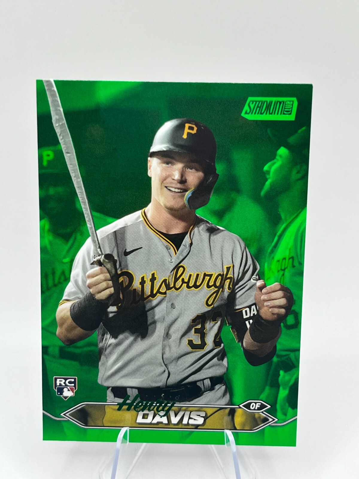 2024 Topps Stadium Club Henry Davis #207 RC Green #'d/199 Pirates