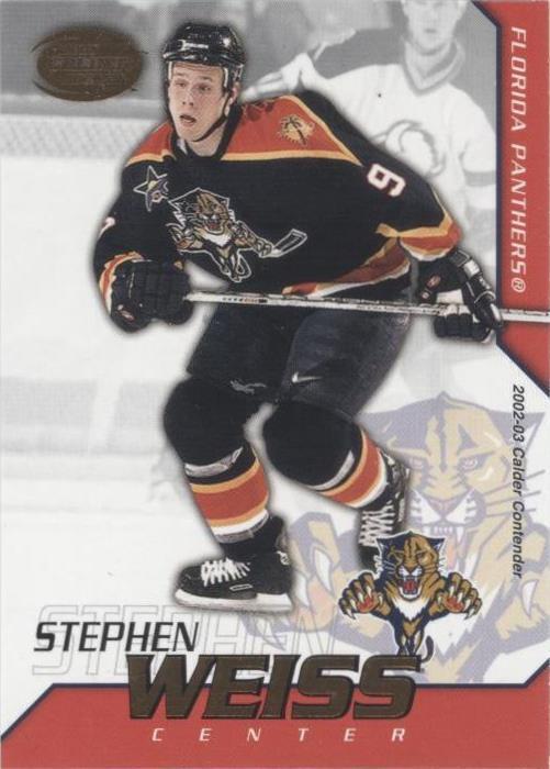 2002-03 Pacific Calder - Stephen Weiss #72 - 1 of 1