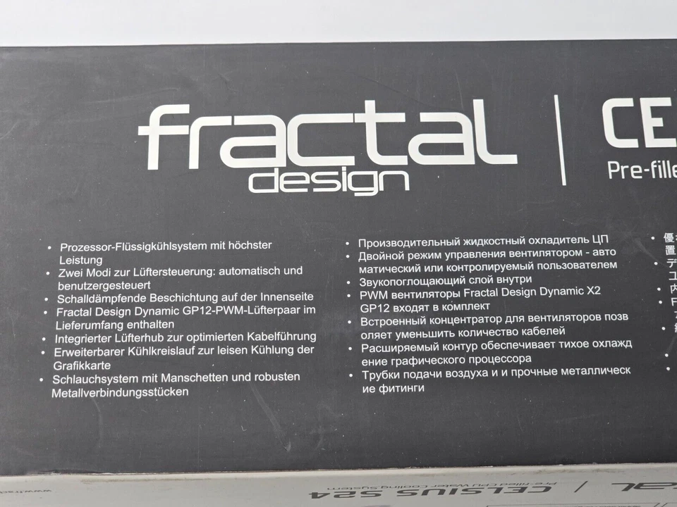Fractal Design Celsius S24 Pre-filled CPU Water Cooling System open Box - Image 2 of 4