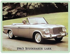 1963 Studebaker Lark  Auto Car Refrigerator / Tool Box Magnet