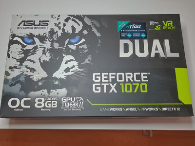 ASUS GeForce GTX 1070 Dual OC 8 GB Grafikkarte
