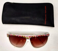 Morgan Taylor Floral Flowers Sunglasses Italy with Case Vintage
