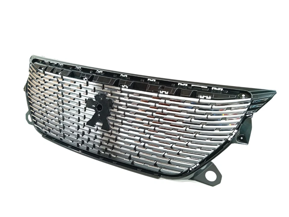 PARAGOLPES DELANTERO PEUGEOT 2008 MK2 2019 - 2023 PARRILLA PRINCIPAL SUPERIOR + MOLDURAS CROMADAS Foto 3 de 4
