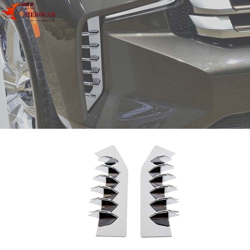 Chrome Both Side Vent Rain Diverter Extension Trim For Chevy Suburban/Tahoe 21+ - Picture 2 of 16