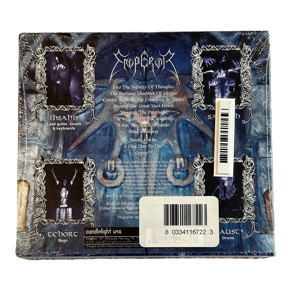 EMPEROR In The Nightside Eclipse Norwegian Black Metal CD