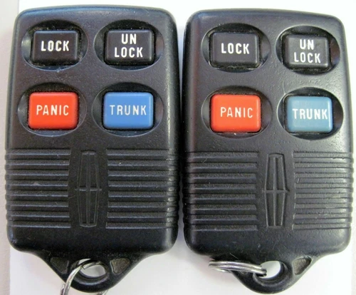 Lot 2 Mark Series car keyless remote clicker control keyfob 1993-1996 key fob  - product listing photo