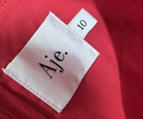 Aje Genesis Midi Dress Size 10 NEW Scarlet Red RRP $595 - Picture 5 of 6