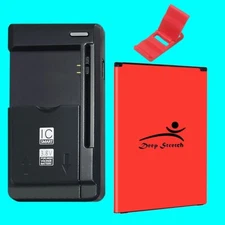 4520 mAh Displaceable Battery Universal Charger Bracket for LG Stylo 2 LTE L82VL