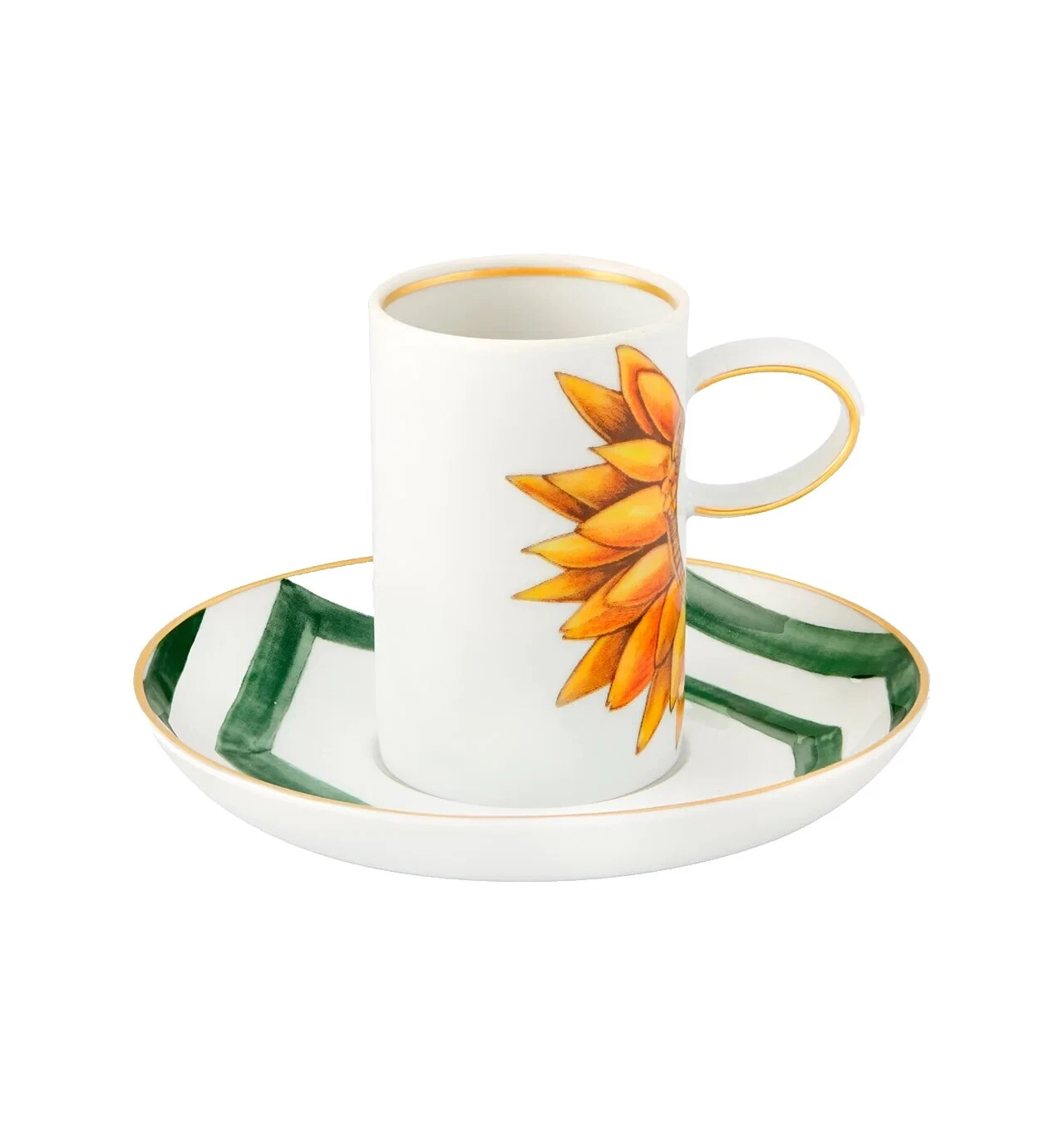 Platillos contemporáneo Floral de porcelana