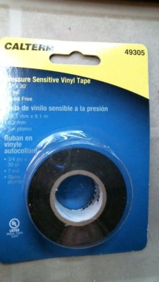 Calterm 49305 Pressure Sensitive Vinyl Tape, FREE SHIPPING