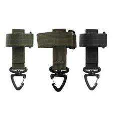 Webbing Gloves Rope Holder Gear Clip Keeper Outdoor Belt Keychain