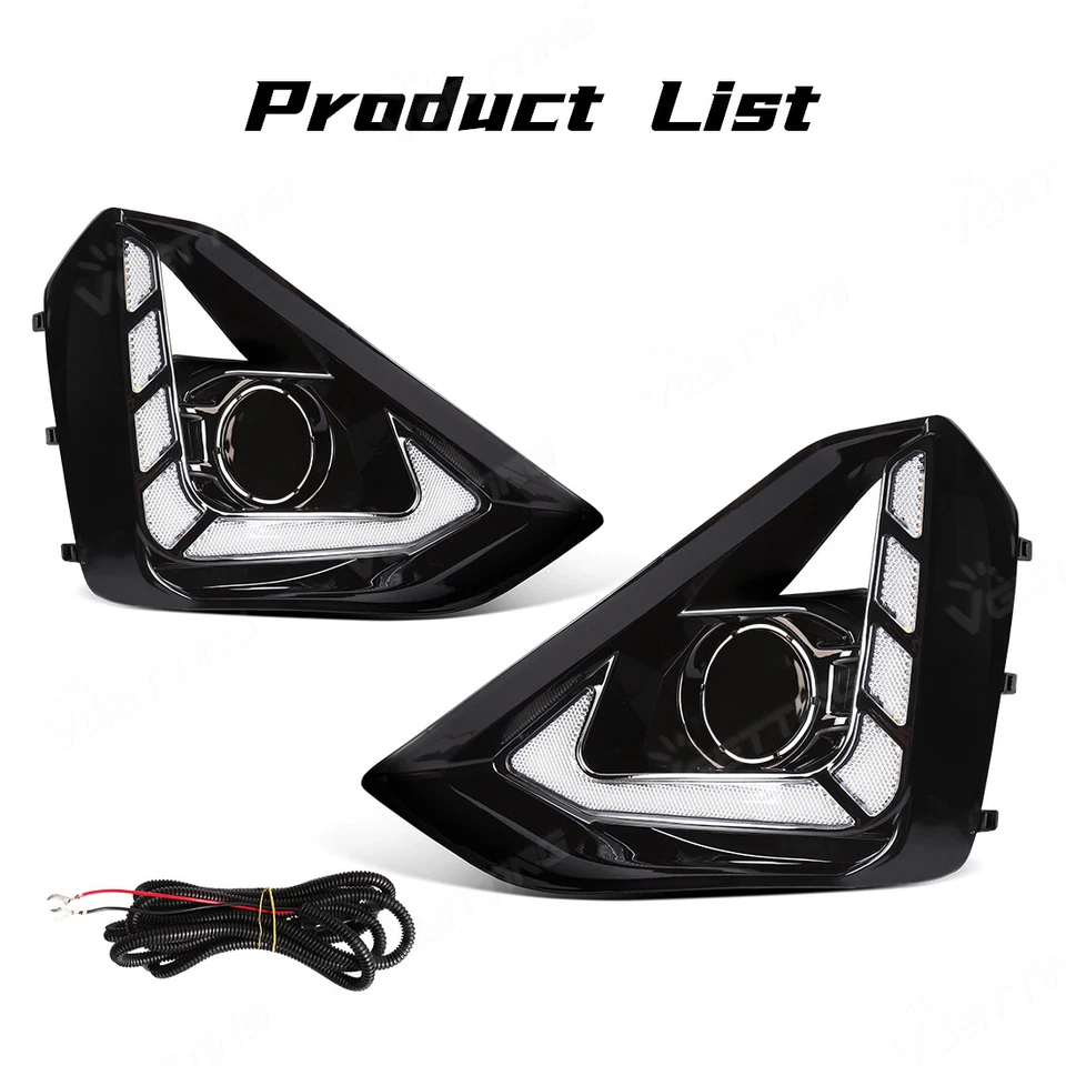 DRL para ISUZU DMAX 2024 2025 Pickup LED Luz de circulación diurna Señal de giro Lámpara Foto 2 de 4