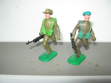 Timpo British soldier green beret ULTRA  rare variant blue back pack + straps